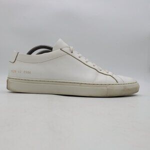 Common Project Achilles Low Men's Size EU 43 White Leather Training Sneakers